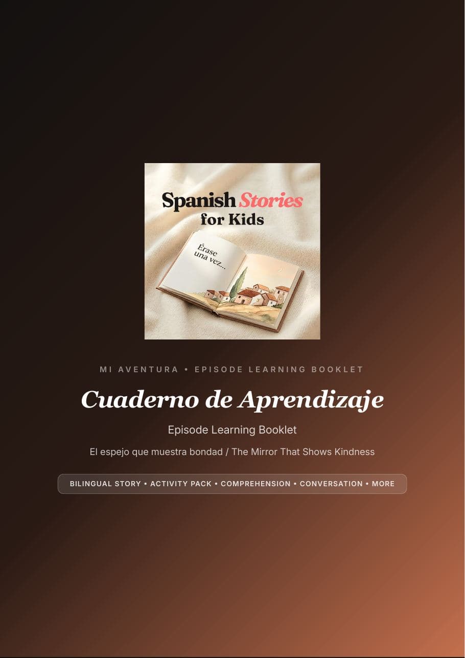 Mi Aventura booklet, page 1