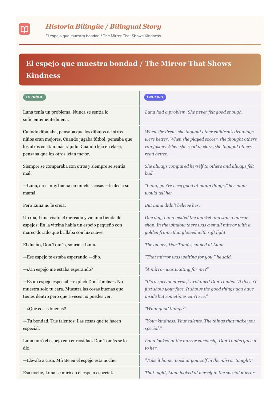 Mi Aventura booklet, page 3
