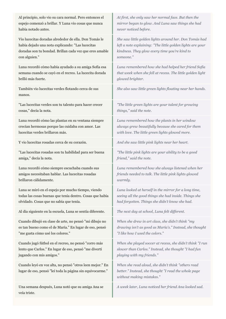 Mi Cuento sample, page 3